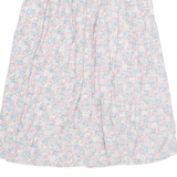 MADDIES Womens A-Line Skirt Pink Midi Viscose 90s Floral S