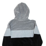 FILA Velour Womens Grey Hoodie Full Zip XL