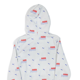 PUMA Mens White Hoodie S