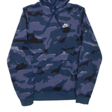 NIKE Mens Blue Hoodie XS