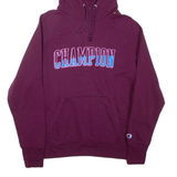 CHAMPION Womens Maroon Hoodie L