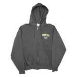 CHAMPION Oregon Tech Mens Grey Hoodie Full Zip USA L