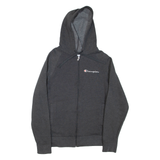 CHAMPION Mens Grey Hoodie Full Zip S