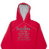 CHAMPION Teacher Mens Red Hoodie M