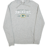 NFL Green Bay Packers Mens Grey Hoodie USA M