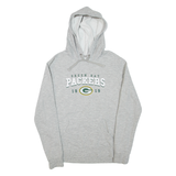 NFL Green Bay Packers Mens Grey Hoodie USA M