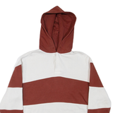 LEVI'S Button Neck Mens Brown Hoodie L