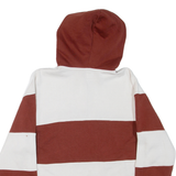 LEVI'S Button Neck Mens Brown Hoodie L