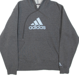 ADIDAS Mens Grey Hoodie M