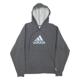 ADIDAS Mens Grey Hoodie M