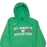 NIKE St Mary's Athletics Mens Green Hoodie L