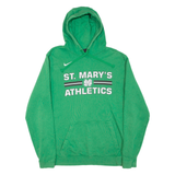 NIKE St Mary's Athletics Mens Green Hoodie L
