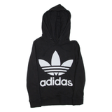 ADIDAS Womens Black Hoodie UK 6