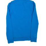 JUICY COUTURE Womens Blue Hoodie Full Zip S
