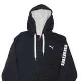 PUMA Mens Black Hoodie Full Zip M