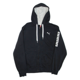 PUMA Mens Black Hoodie Full Zip M