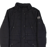 DIESEL Womens Puffer Coat Black Nylon S