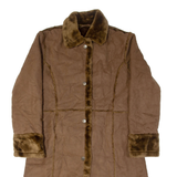 Womens Trench Jacket Brown M