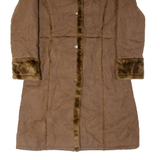 Womens Trench Jacket Brown M