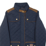 DIESEL Womens Quilted Jacket Blue S