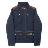 DIESEL Womens Quilted Jacket Blue S