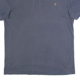 FARAH Mens T-Shirt Blue L