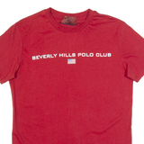 BEVERLY HILLS POLO CLUB Mens T-Shirt Red S