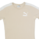 PUMA Mens T-Shirt Beige XS