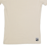 PUMA Mens T-Shirt Beige XS