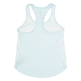 NEW BALANCE Striped Activewear Womens Vest Blue Sleeveless XS