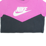 NIKE Cropped Womens T-Shirt Black L