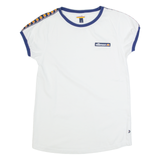 ELLESSE Womens T-Shirt White UK 8