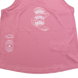 ADIDAS RUNNING Womens Vest Pink Sleeveless XS