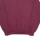 HEALTHKNIT Mens Sweatshirt Maroon Crew Neck USA XL