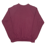 HEALTHKNIT Mens Sweatshirt Maroon Crew Neck USA XL