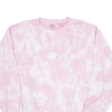ARTIST UNION CLOTHING CO. Tie-Dye Mens Sweatshirt Pink Crew Neck L