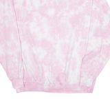 ARTIST UNION CLOTHING CO. Tie-Dye Mens Sweatshirt Pink Crew Neck L
