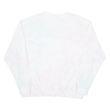 INDEPENDANT Tie-Dye Mens Sweatshirt White Crew Neck XL