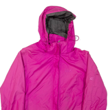 JACK WOLFSKIN Womens Rain Jacket Pink Hooded UK 16