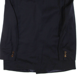 Mens Blazer Jacket Blue Wool XL