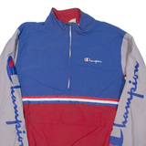 CHAMPION Mens Pullover Jacket Grey Colourblock M