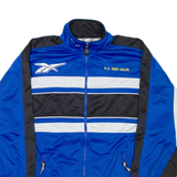 REEBOK Mens Track Jacket Blue M