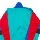 ADIDAS Mens Track Jacket Green Colourblock L