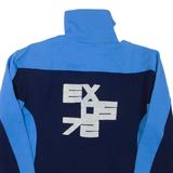 Mens Track Jacket Blue Colourblock M