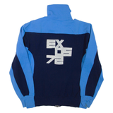 Mens Track Jacket Blue Colourblock M