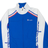 CHAMPION Mens Track Jacket Blue Colourblock M