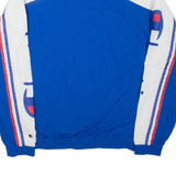 CHAMPION Mens Track Jacket Blue Colourblock M