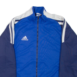 ADIDAS Mens Track Jacket Blue L