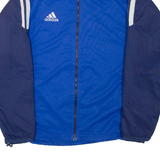 ADIDAS Mens Track Jacket Blue L