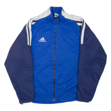 ADIDAS Mens Track Jacket Blue L